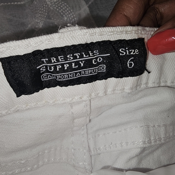 Trestles Supply Co. Paint splatter distressed pants kids size 6 - Picture 6 of 7